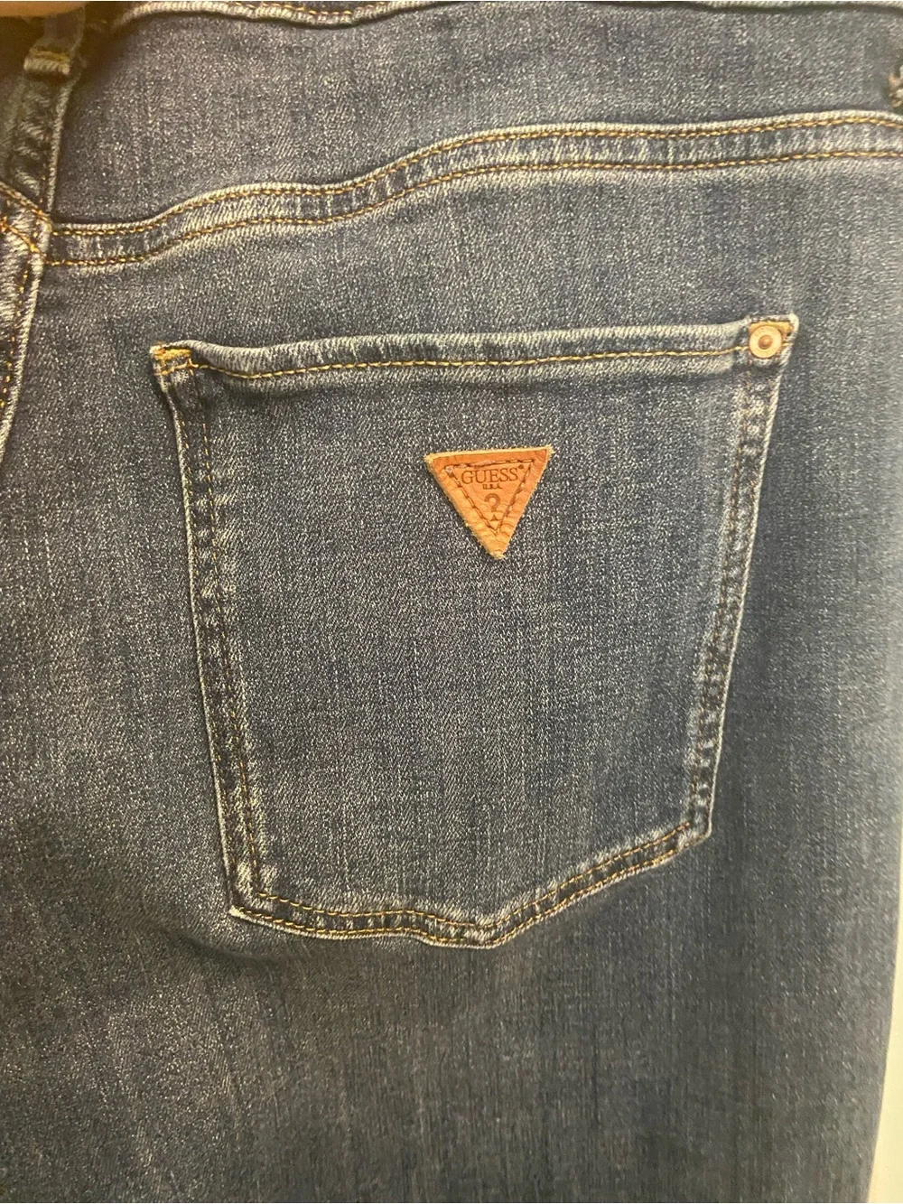 GUESS Women’s Palazzo High Faye Flare Jeans